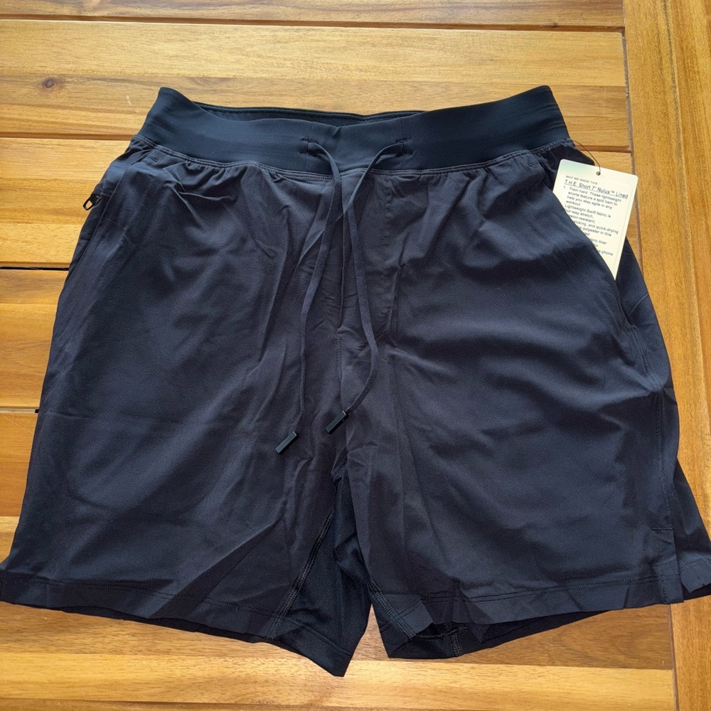 NWT Lululemon Men’s Black Shorts